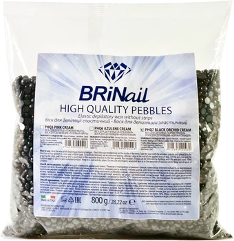 Воск для депиляции BRINail Черная орхидея в гранулах 800 г (2142393100030)