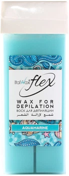 Воск для депиляции ItalWax Flex Аквамарин в картридже 100 мл (8032835173033/8032835187047)