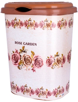 Кошик для білизни Violet House Rose Garden Cream 55 л (0190 ROSE GARDEN CREAM 55 л)