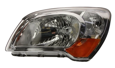 Фара Kia Sportage II (JE) (рестайлінг) 2008 - 2010, ліва штатна, механ./електр., жовтий поворотник, (Depo, fp982)