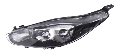 Фара Ford Fiesta VI (рестайлинг) 2013 -, ліва штатна, електр., темний корпус + сервопривід, (Depo, fp1112)