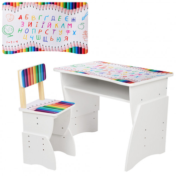 Парта Bambi The pencils 905-77 White Color (905)