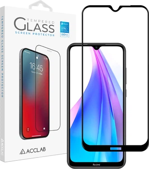 Защитное стекло ACCLAB 9H для смартфона Xiaomi Redmi Note 8Т Black (1283126508776)