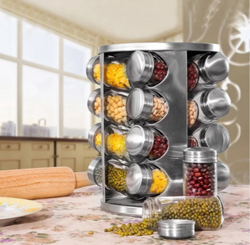 Підставка карусель для спецій Spice Carousel, 16 ємностей Кругла