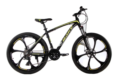 Велосипед Make bike MTB2 26" на литых дисках 26" черно-желтый (MTB2YELLOW)