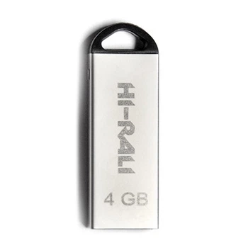 Флеш-накопитель USB 4GB Hi-Rali Fit Series Silver (HI-4GBFITSL)