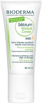 Krem do twarzy Bioderma Sebium Global Cover tonizujący rewitalizujący 30 ml (3401360145207)