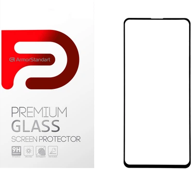 Захисне скло для смартфона Samsung Galaxy M31s (M317) Armorstandart Full Glue Black (ARM57204)