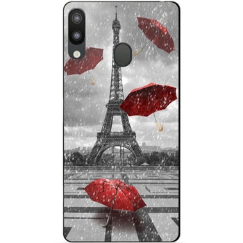Силиконовый чехол Candy для Samsung M20 2019 Galaxy M205f с рисунком Дождь в Париже