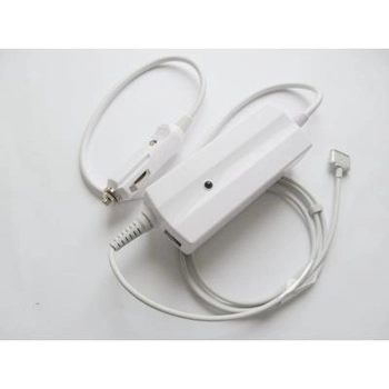 Блок питания к ноутбуку Alsoft [car 12В-24В] Apple 85W 20V, 4.25A, MagSafe2 + 2*USB (A40292)
