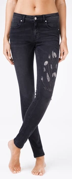 Джинсы Skinny женские Conte Collant CE CON-100 XS (170 см) Черные (4810226369487)