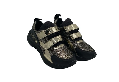 Кроссовки Sandalik 39(р) черные с золотыми вставками (951-850)