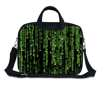 Сумка для ноутбука 15.6" HQ-Tech (H20235) "Матрица" с картинкой фотографического качества, нейлон 1680D