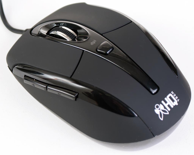 Мышь HQ-Tech HQ-MA9000 Black, USB, оптическая 1600DPI