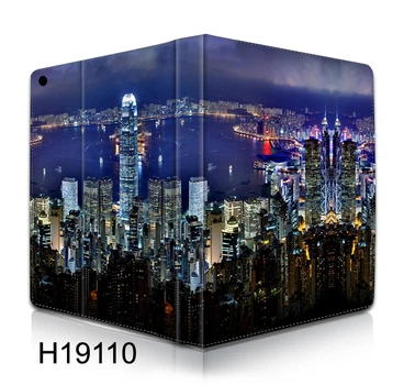 Чехол для iPad2/3/4 HQ-Tech 19110 "Ночной Hong Kong" картинка с фотографическим качеством