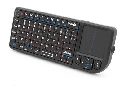 Мини клавиатура беспроводная (для Smart TV/Android) Riitek mini RT-MWK01 EN 2.4G LED тачпад лазерная указка английская раскладка