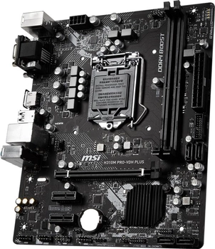 Материнская плата MSI H310M PRO-VDH PLUS (s1151, Intel H310, PCI-Ex16)