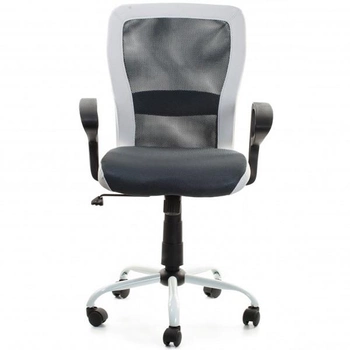 Крісло офісне LENO, Black-white 27785