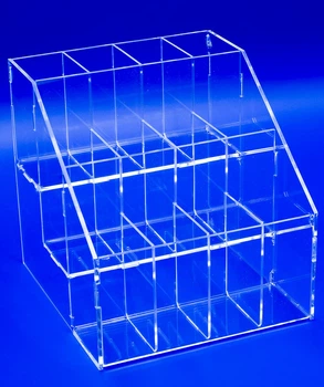 Подставка для канцтоваров PlasticMarket Дисплей для ручек на 12 ячеек, ячейка Ш-42 В-90 Г-60 мм (PR-184)