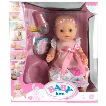 Функциональный пупс "Baby Love" 45 см с аксессуарами BL 018 В