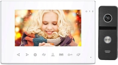 Комплект видеодомофона CoVi Security Onyx FHD White + Iron FHD Black