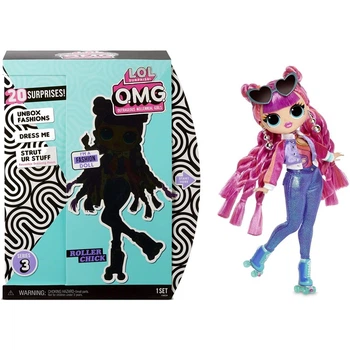Ігровий набір з лялькою LOL OMG Roller Chick серія 3 (MGA Entertainment, США) ЛОЛ ОМГ Роллерша Диско Скейтер з аксесуарами (567196)