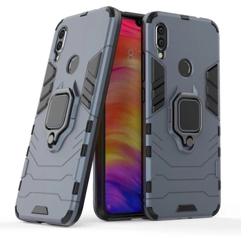 Чохол Iron Ring для Xiaomi Redmi Note 7 / Note 7 Pro броньований бампер Броня Dark-Blue Без бренду