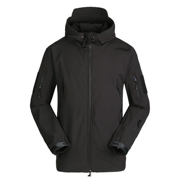 Тактична куртка Tringa Soft Shell (Black) XXL
