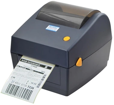 Термопринтер для друку етикеток Xprinter XP-427B Dark Grey