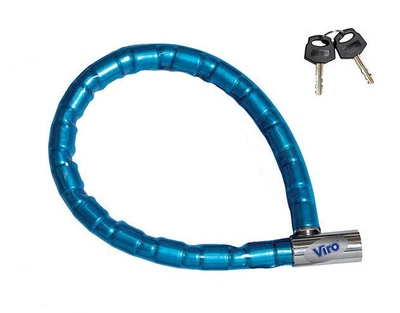 Замок VIRO MOTO SERPIS с тросом 150 см 2KEY