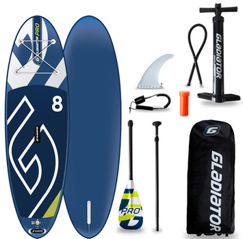 Сапборд Gladiator PRO 8'0" - надувна дошка для САП серфінгу, sup board