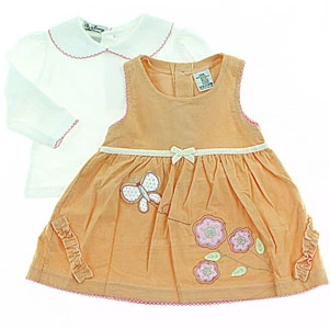 Костюм летний для девочки Hawk Kids R23097 62 см Оранжевый