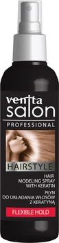 Спрей для укладки волосся Venita з кератином Salon Hairstyle сильна фіксація 130 мл (5902101514507)