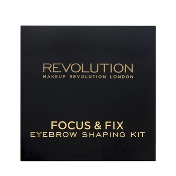 Набор для бровей MAKEUP REVOLUTION Focus & Fix Brow Kit Medium Dark