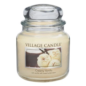 Свеча Village Candle Сливки с ванилью 455г (время горения до 105ч)