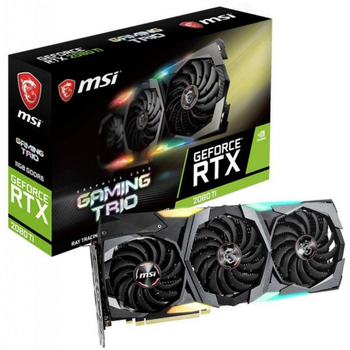 Видеокарта MSI GeForce RTX2080 Ti 11Gb GAMING TRIO (RTX 2080 Ti GAMING TRIO)