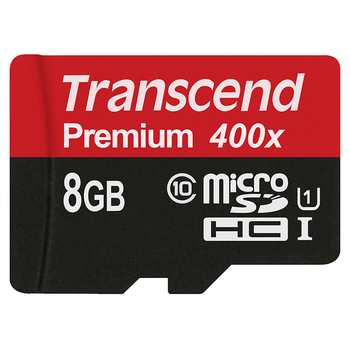 Карта памяти Transcend 8Gb microSDHC UHS-I (TS8GUSDU1)