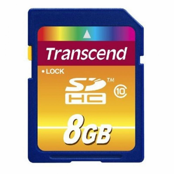 Карта памяти Transcend 8Gb SDHC class 10 (TS8GSDHC10)