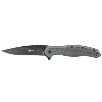 Нож Steel Will Intrigue Grey Blackwash (SWF45-15)