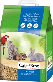 Наповнювач для котячого туалету Cat's Best Universal Деревний 11 кг (20 л) (4002973000847)