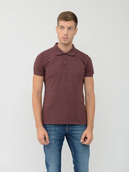 Поло длинное мужское Sol's 01708148 XL Бордовое (3660731278931)