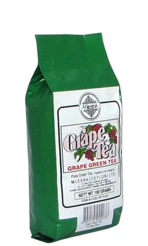 Чай зелёный рассыпной крупнолистовой Виноград, Млесна (Mlesna) 100г. (01-008 grape)