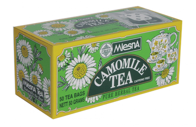 Чай пакетированый травяной ромашка, CAMOMILE TEA, Млесна (Mlesna) 50г. (13-004 s)
