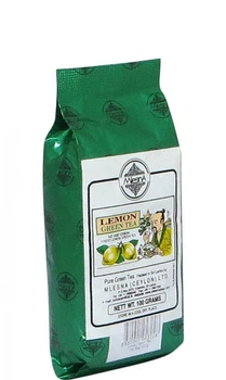 Чай зелений розсипний крупнолистовий Лимон, Млесна (Mlesna) 100г. (01-008 Lemon)