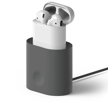 Док-станция, держатель, подставка для Apple AirPods (Alitek Charging Station) Dark Gray (88492)