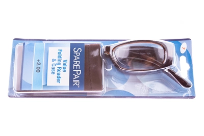 Складні окуляри для читання +2,00 з прямокутної оправою Foster Grant Чорний US1-330154