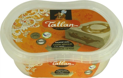 Тахинная халва Tatlan с карамелью внутри 300 г (8695014045059)