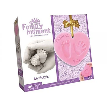 Набор для отпечатка ручки и ножки "Family Moment", розовый DANKO TOYS (FMM-01-01,02)