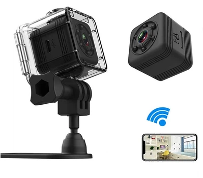 Мини камера WiFi беспроводная SQ29 с датчиком движения + бокс для подводной сьемки (Т1512)