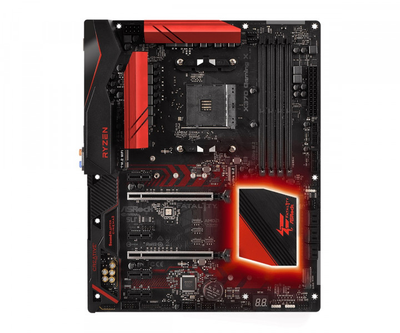 Материнская плата AM4 (X370) AsRock Fatal1ty X370 Gaming X, X370, 4xDDR4, SLI/CrossFireX, Int.Video(CPU)